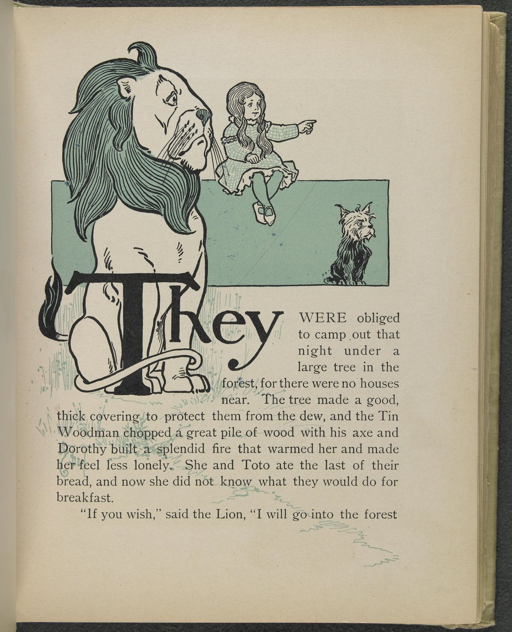 Illustration from "The Wonderful Wizard of Oz" by Lyman Frank Baum by William Wallace Denslow