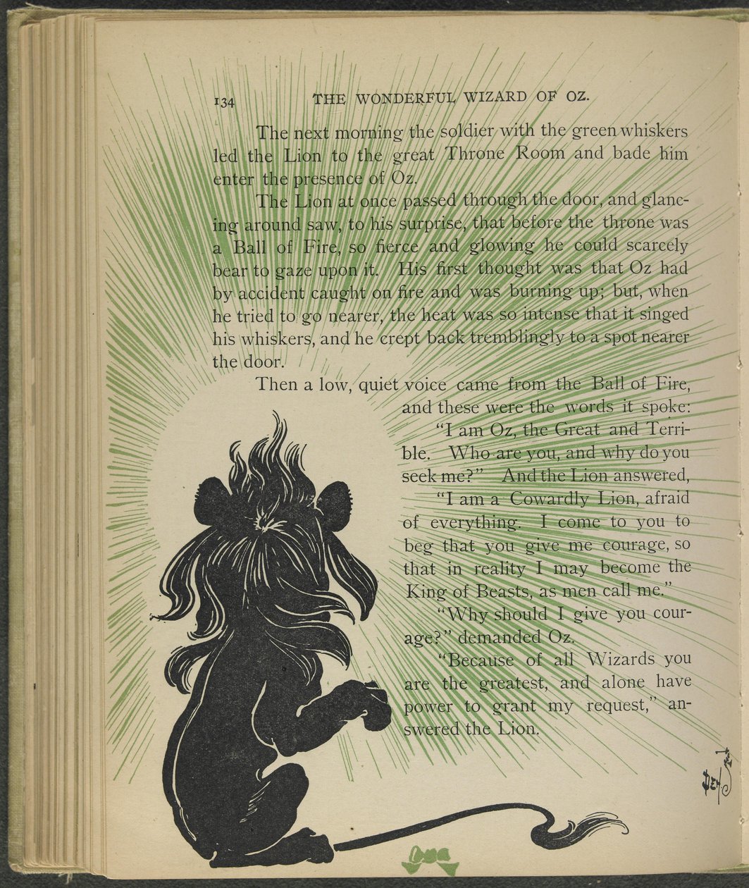 Illustration from "The Wonderful Wizard of Oz" by Lyman Frank Baum by William Wallace Denslow