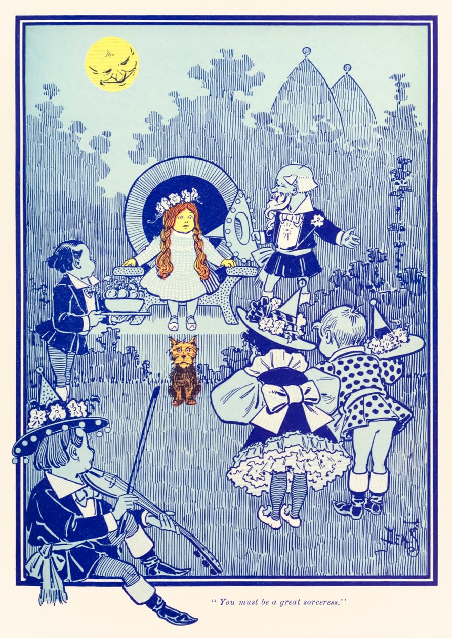 You must be a great sorceress. from The Wonderful Wizard of Oz by L. Frank Baum by William Wallace Denslow
