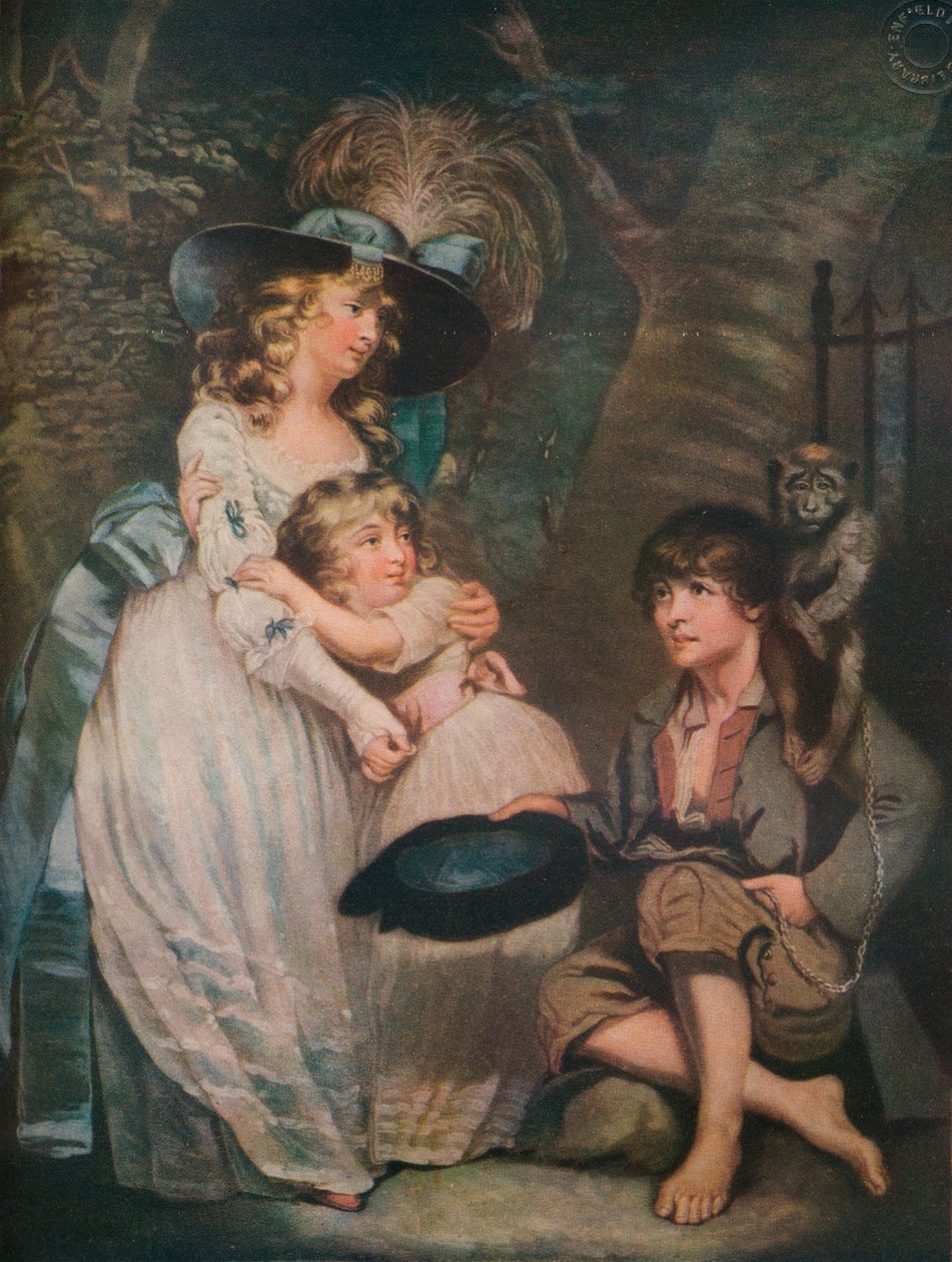 A Young Lady Encouraging the Low Comedian, c1786-1826, 1919 by William Ward