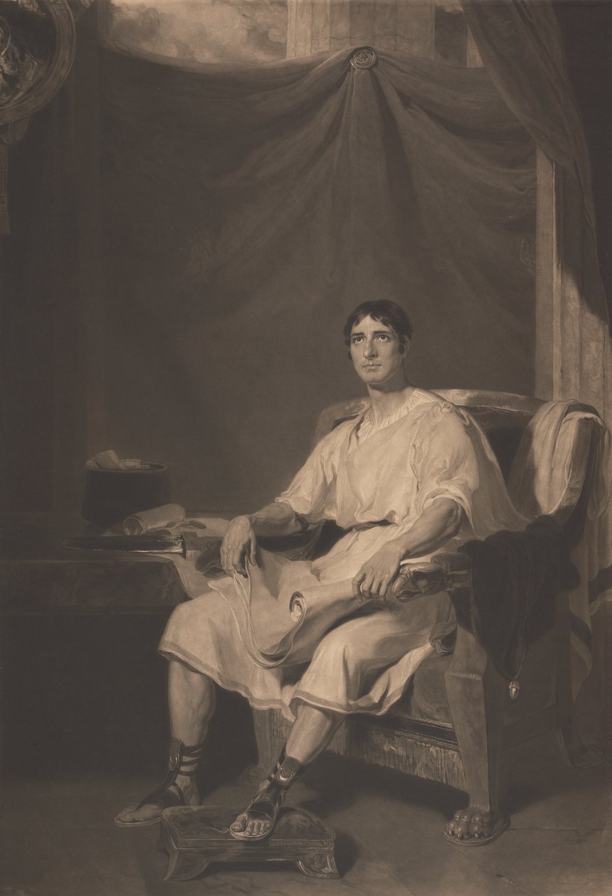 John Philip Kemble as Cato by William Ward