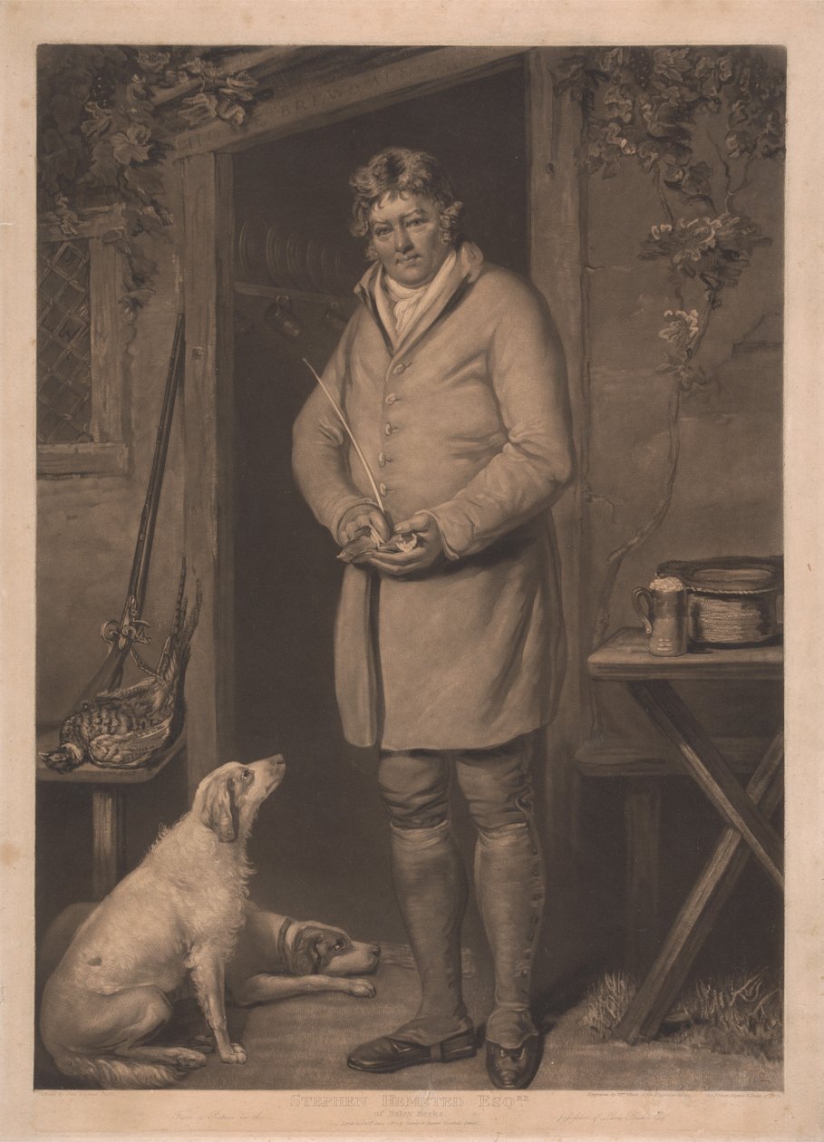 Stephen Hemsted Esqre. of Ilsley, Berks by William Ward
