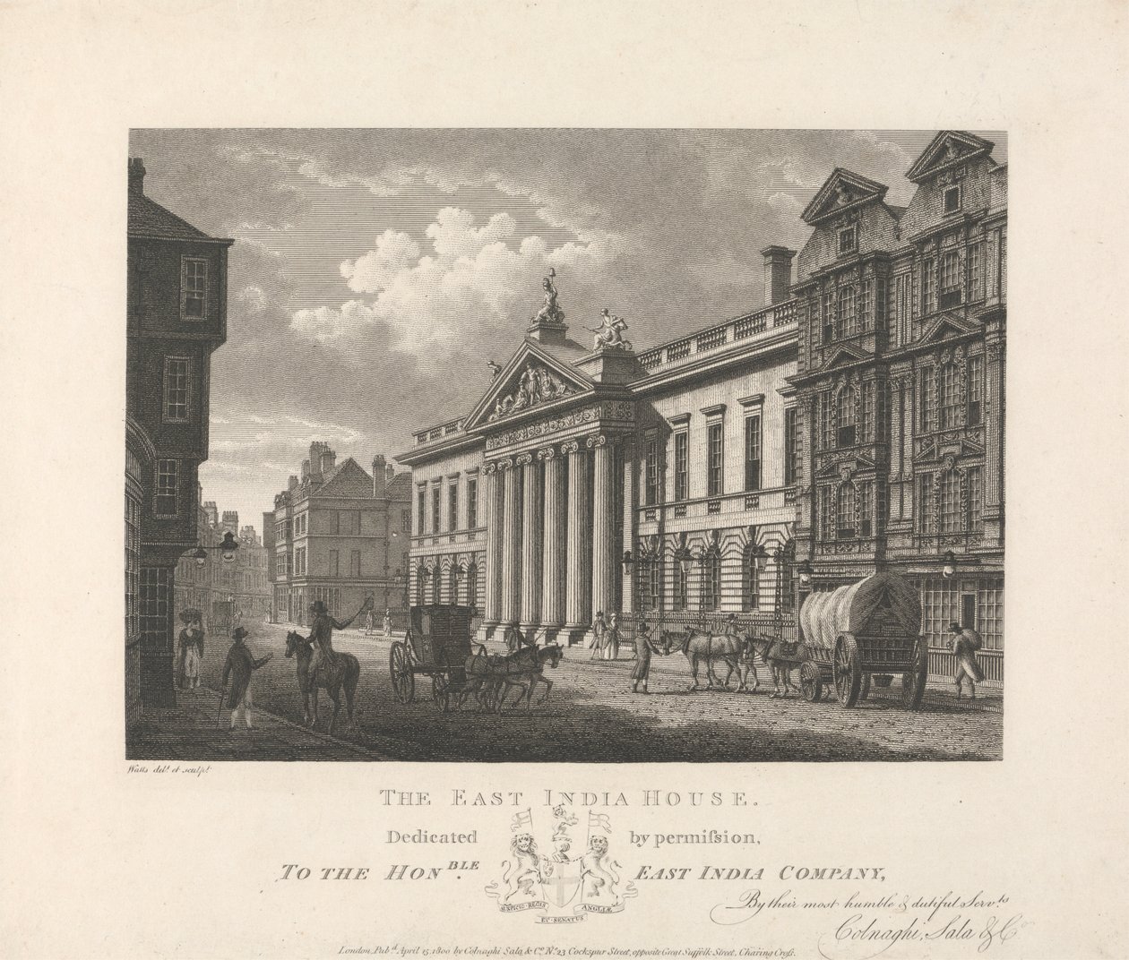 East India House by William Watts