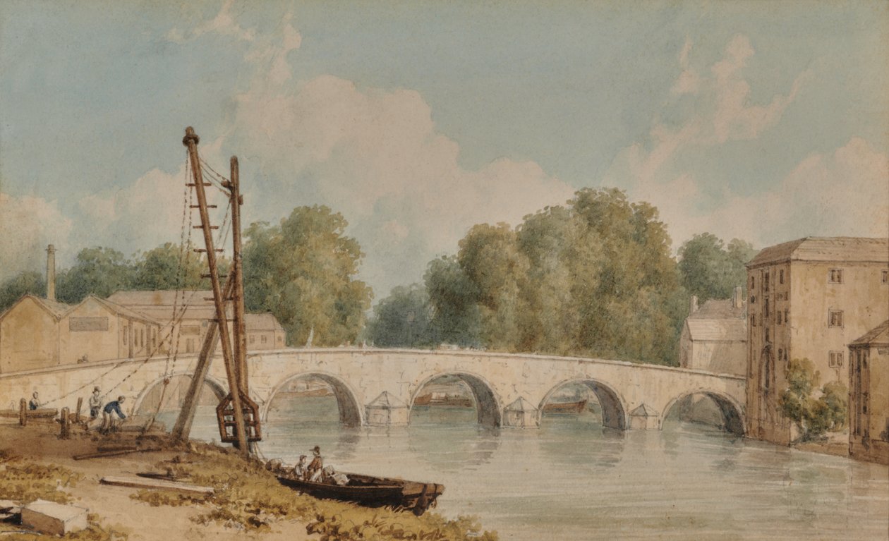 Maidstone Bridge by William Westall