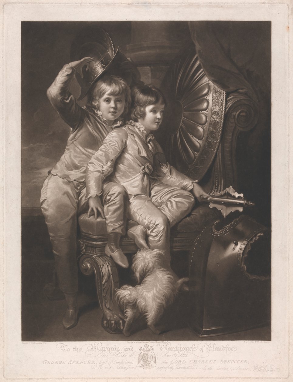 George Spencer, Earl of Sunderland, and Lord Charles Spencer by William Whiston Barney