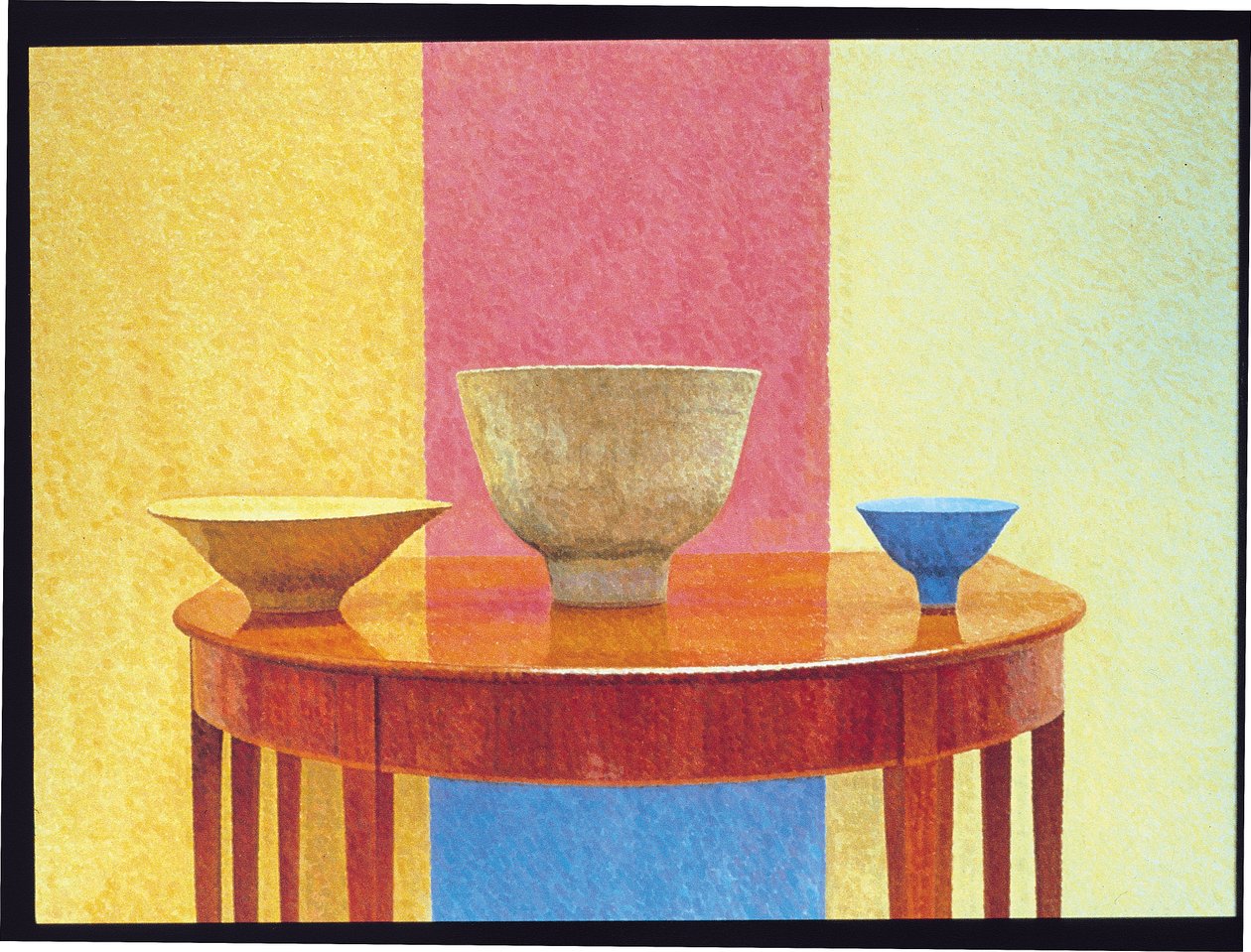Still Life, Three Lucie Rie Bowls by William Wilkins