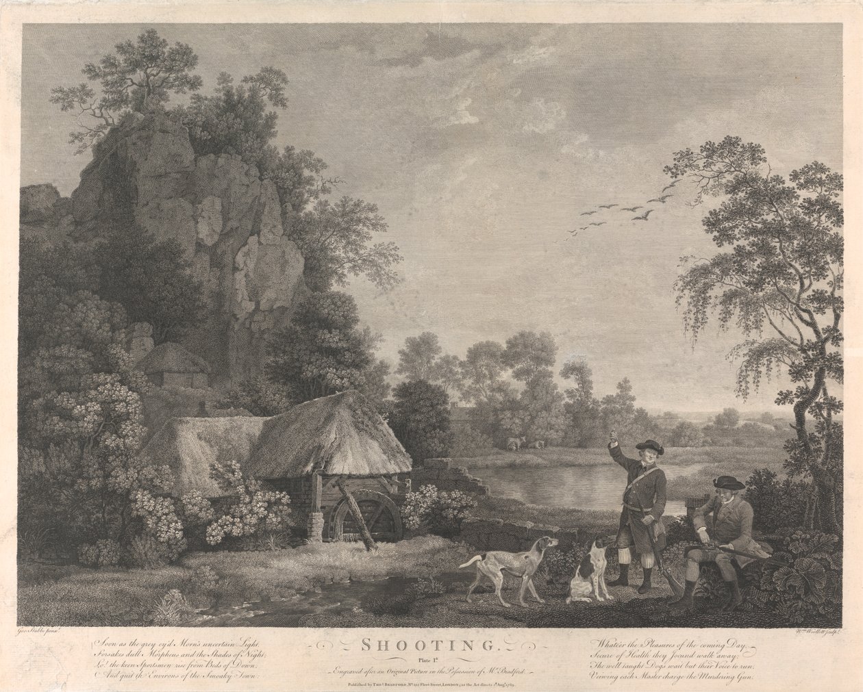 Shooting, Plate I by William Woollett