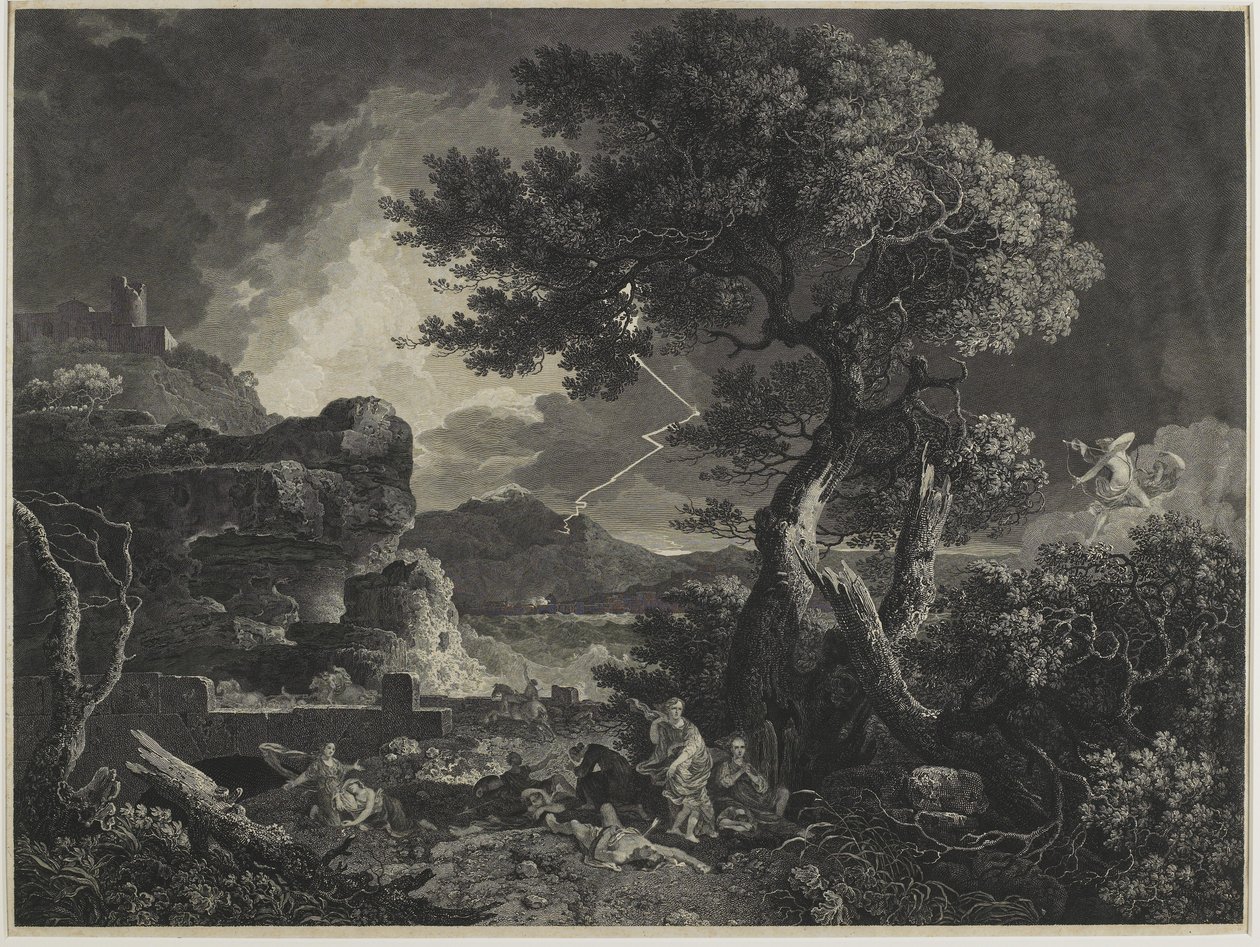 The Destruction of the Children of Niobe by William Woollett