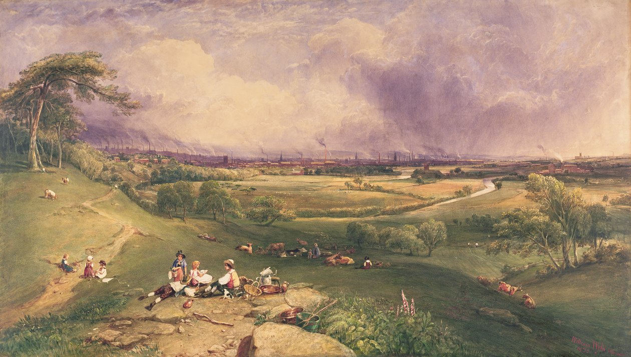 Manchester from the Cliff, Higher Broughton by William Wyld