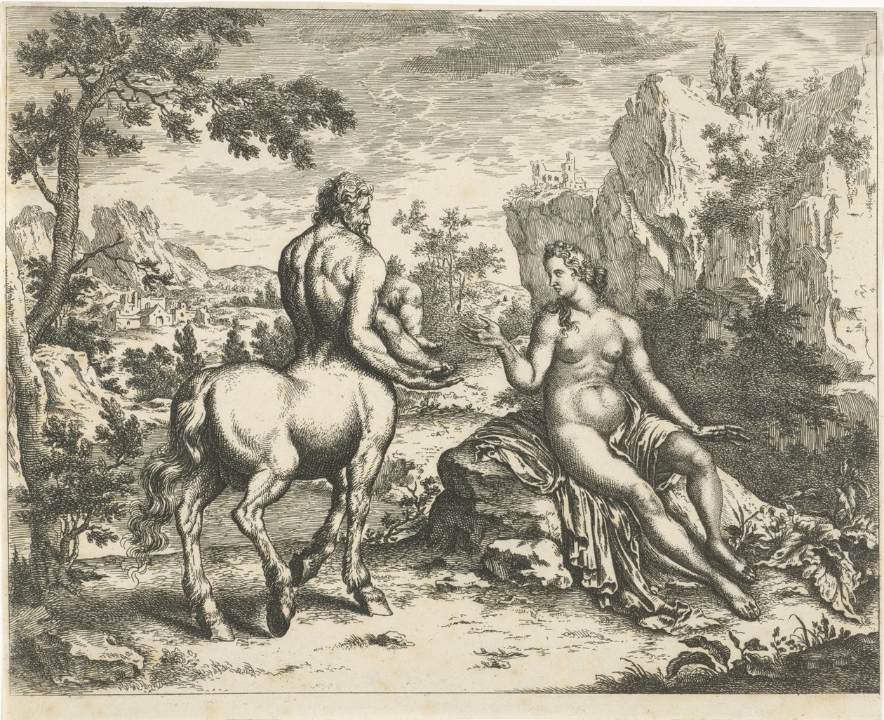 Ocyrhoë Predicts the Fate of Chiron and Asclepius by William Young Ottley