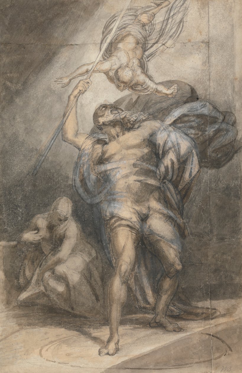 Prospero Summoning Ariel by William Young Ottley