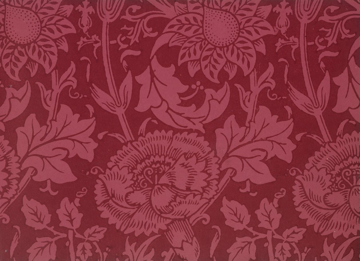 Wallpaper sample book, before 1917 by William and Company Morris
