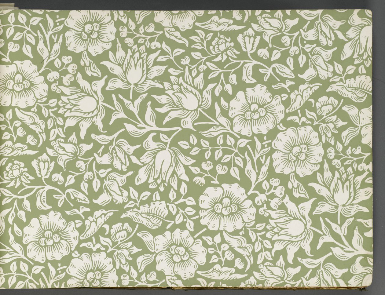 Wallpaper sample book, before 1917 by William and Company Morris
