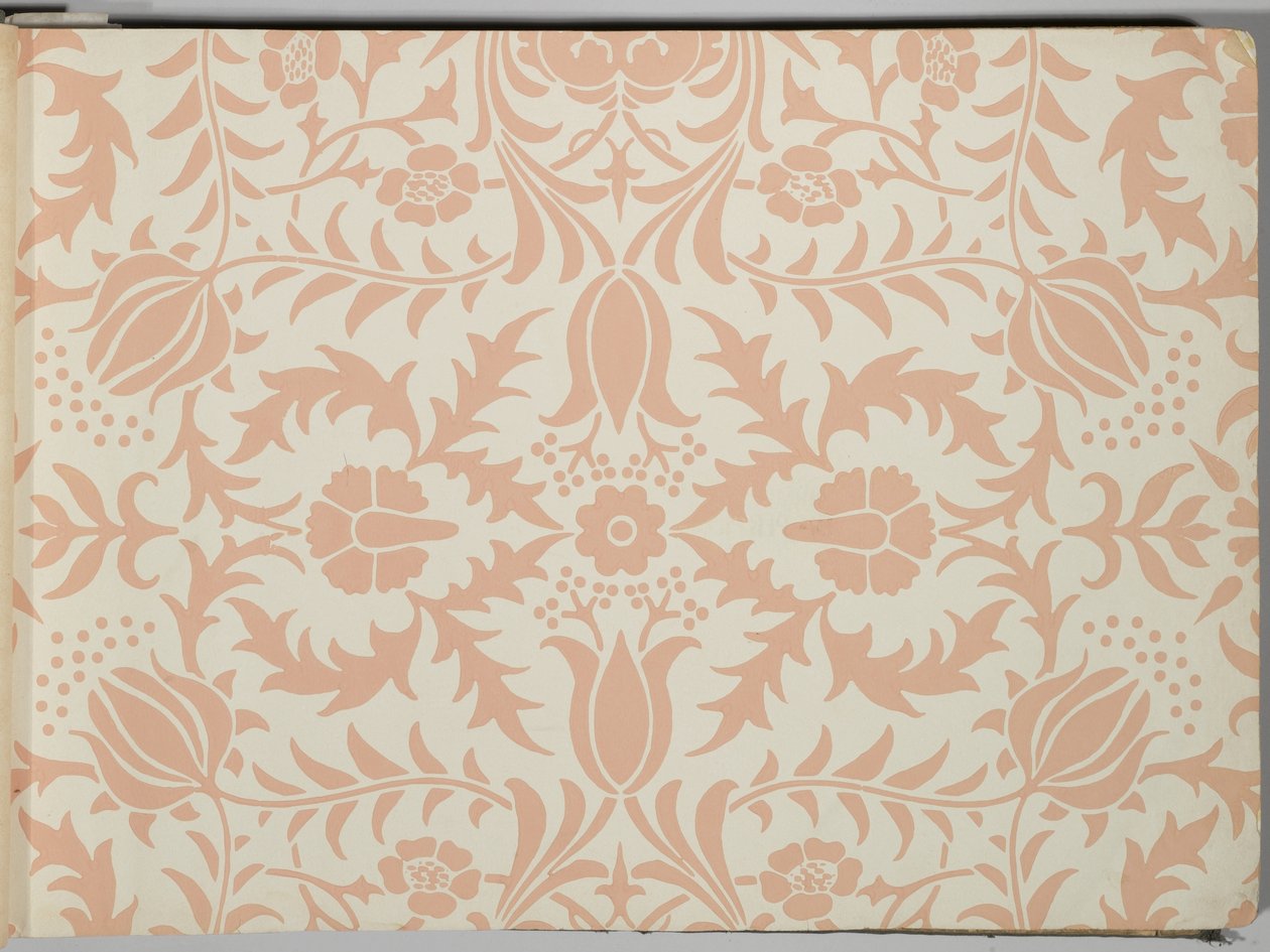 Wallpaper sample book, before 1917 by William and Company Morris