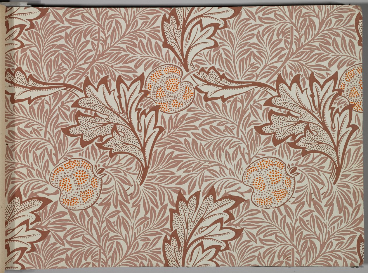 Wallpaper sample book, before 1917 by William and Company Morris