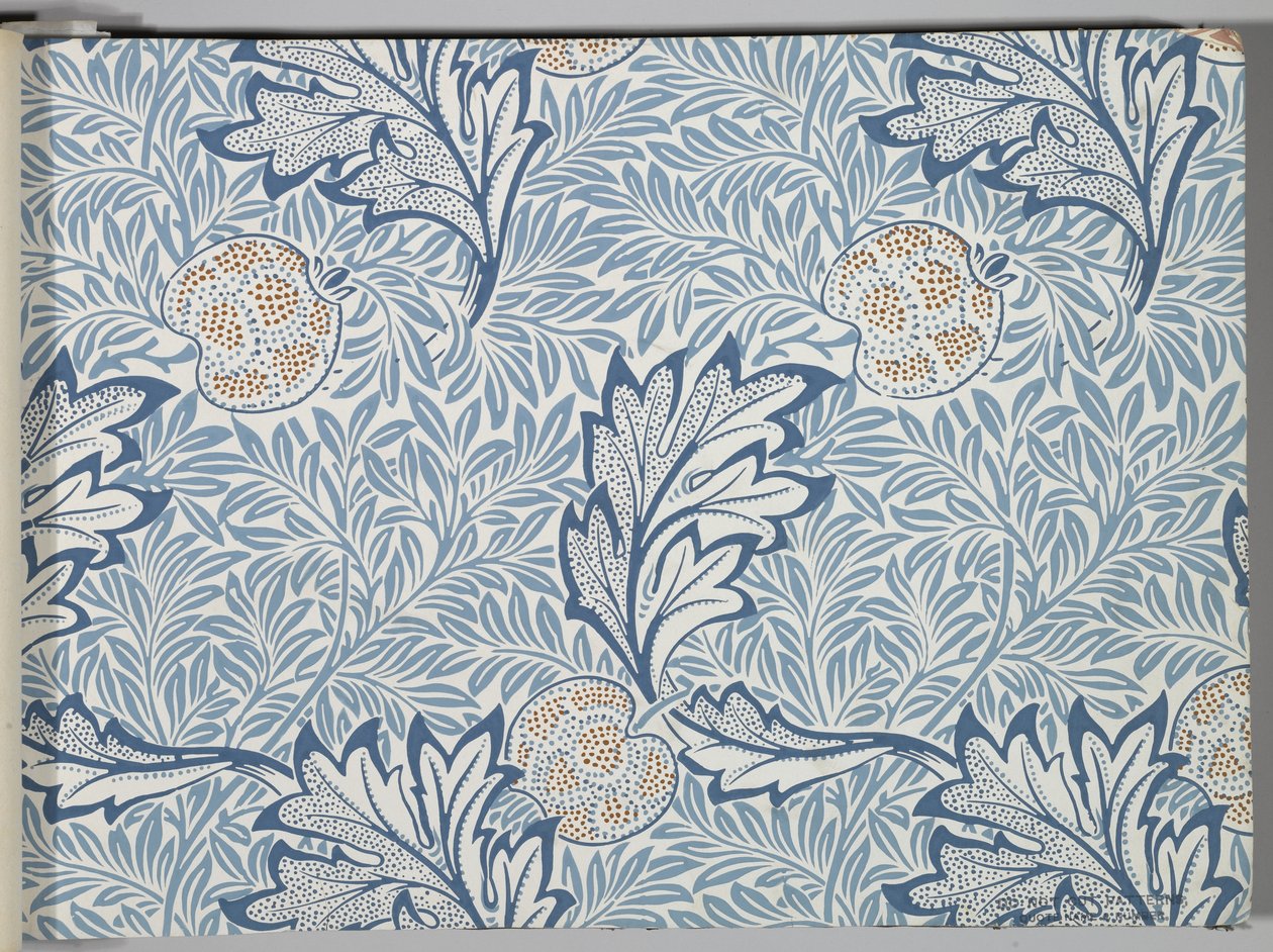 Wallpaper sample book, before 1917 by William and Company Morris