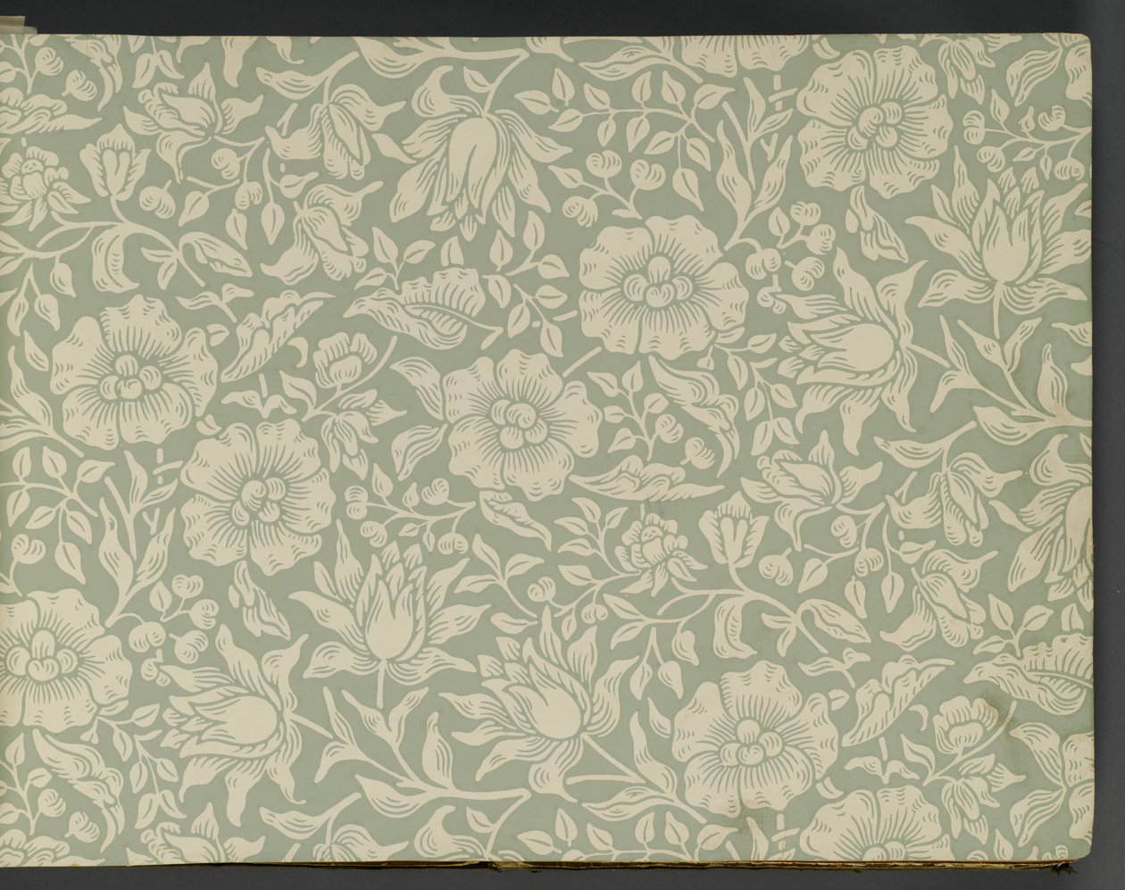 Wallpaper sample book, before 1917 by William and Company Morris