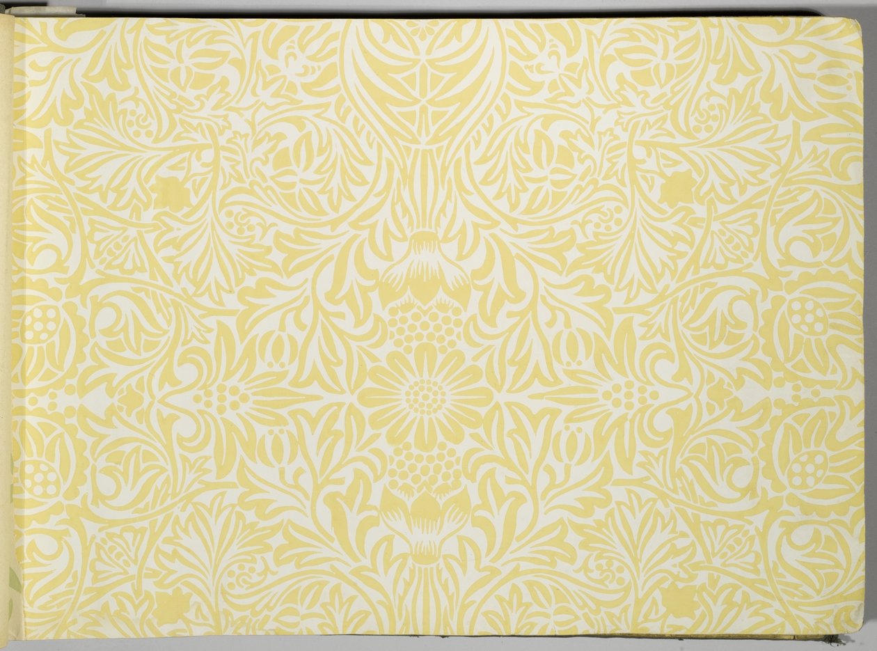 Wallpaper sample book, before 1917 by William and Company Morris
