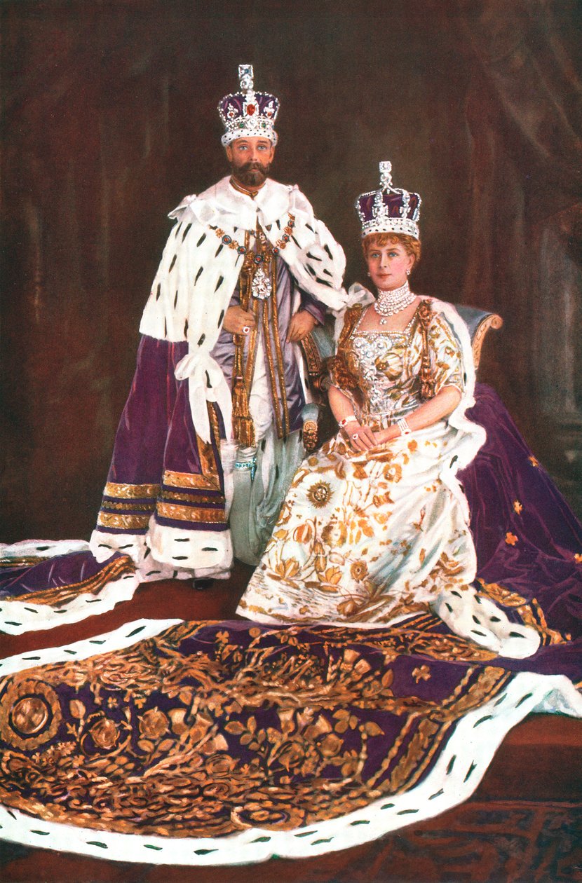 King George V and Queen Mary, 1911 by William and Daniel Downey