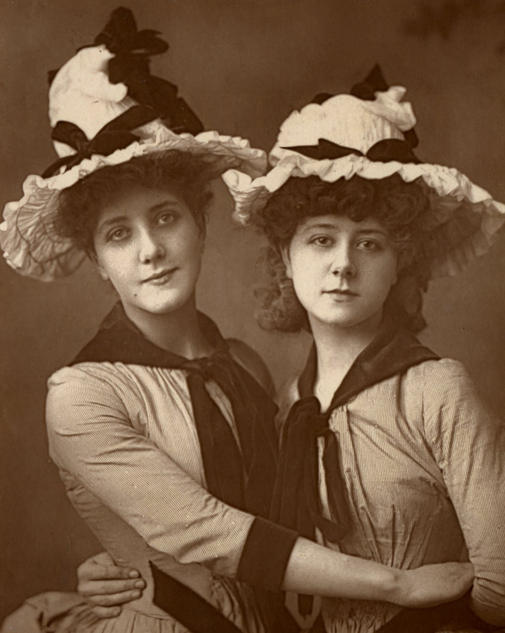 Two Roses, Maude Millett and Annie Hughes, British actresses, 1888 by William and Daniel Downey