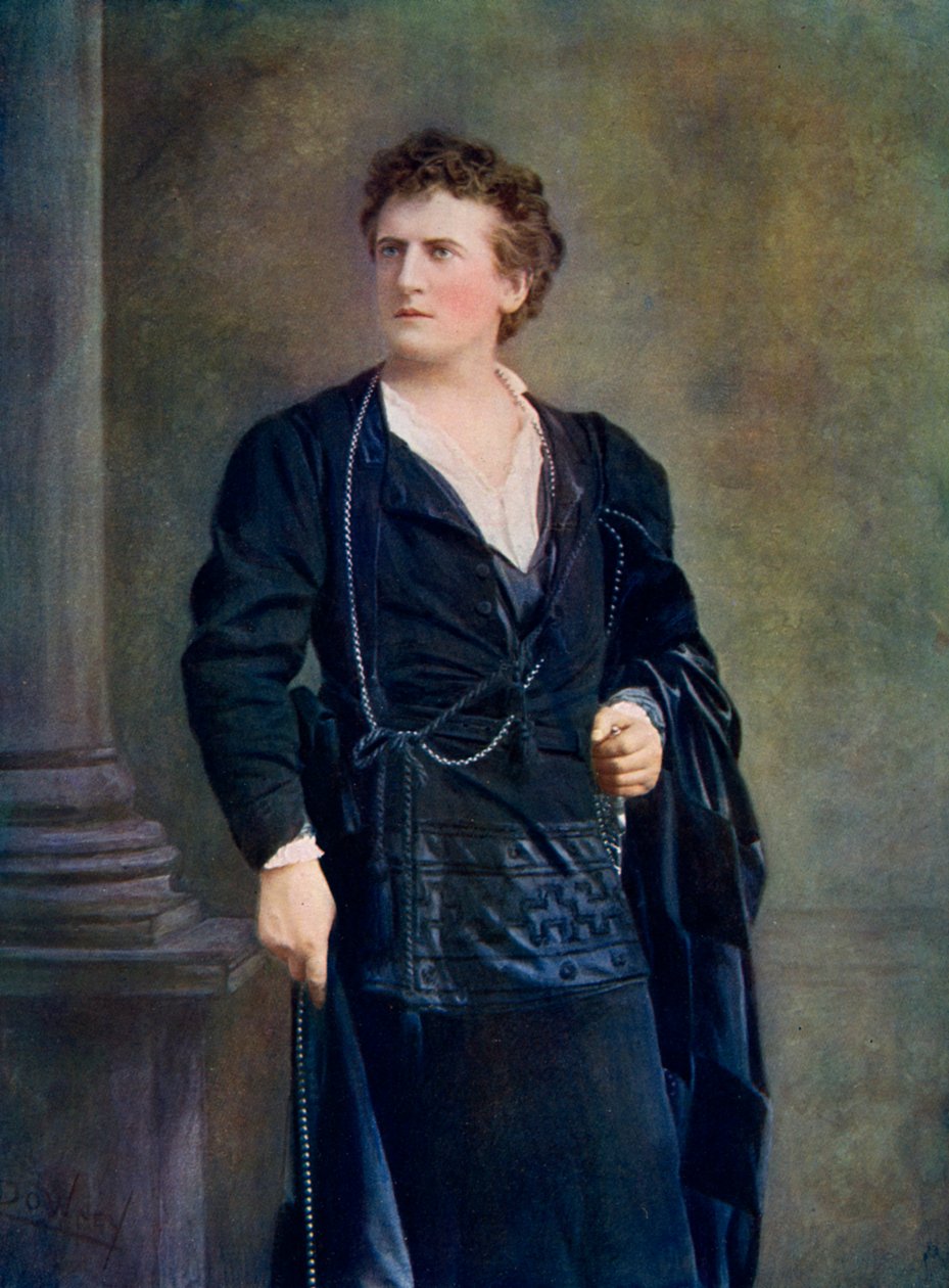 Wilson Barrett, English actor, theatre manager, and playwright by William and Daniel Downey