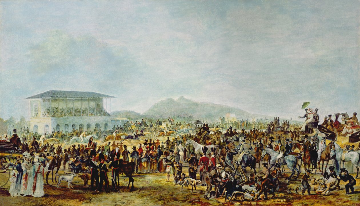 View of Musselburgh Races by William 