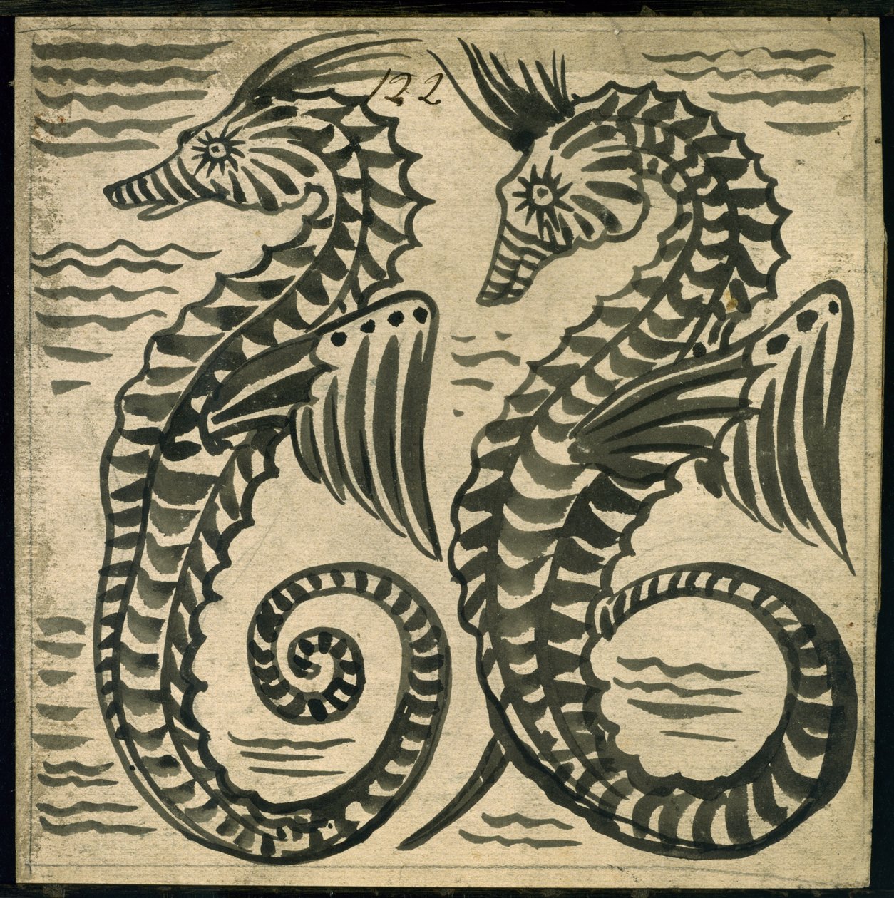 Sea-Horse by William de Morgan