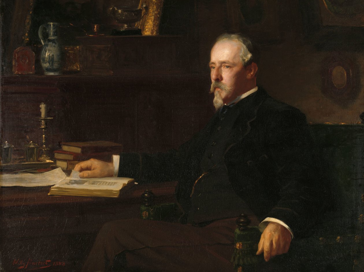 Daniël Franken Dzn, Banker and Art Collector by Willy Martens
