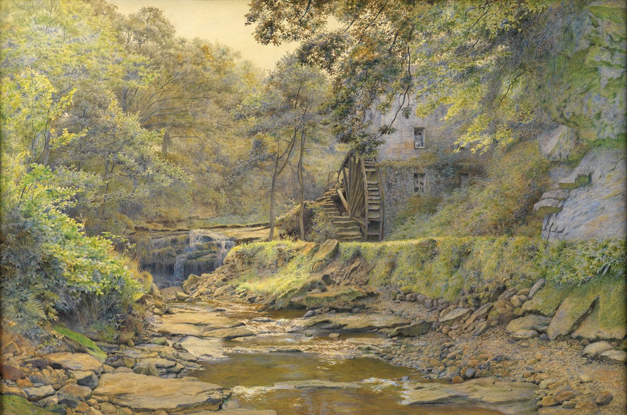 A Yorkshire Mill, 1886 by Wilmot Pilsbury