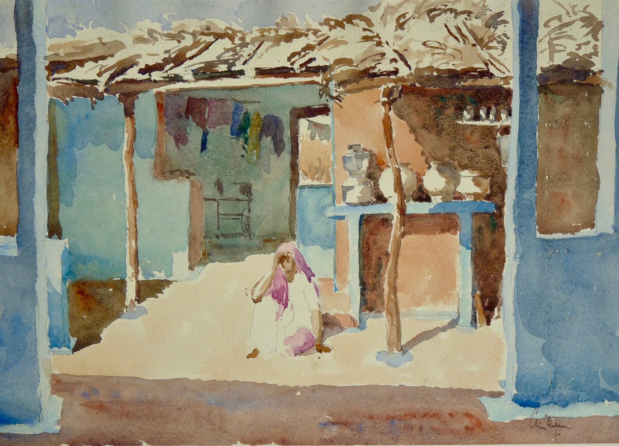 Brahmin Village Interior (1) by Wilson Clive