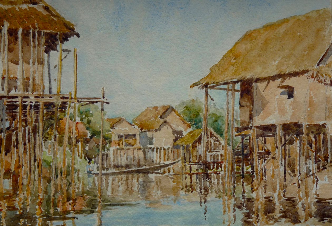 903 Pauk-Pa village (1), Inle Lake by Wilson Clive