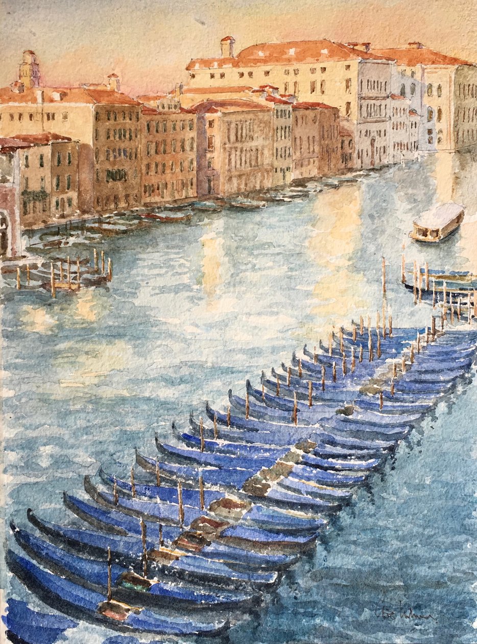 December Sunrise from Palazzo Michiel dal Brusa by Wilson Clive