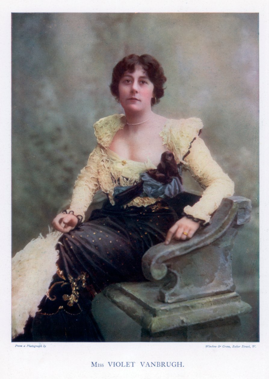 Violet Vanbrugh, English Actress by Window and Grove