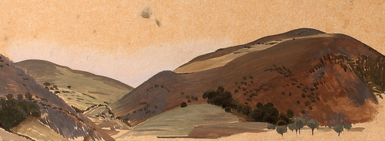 Landscape Study for Santissima Trinita, c.1924 by Winifred Knights