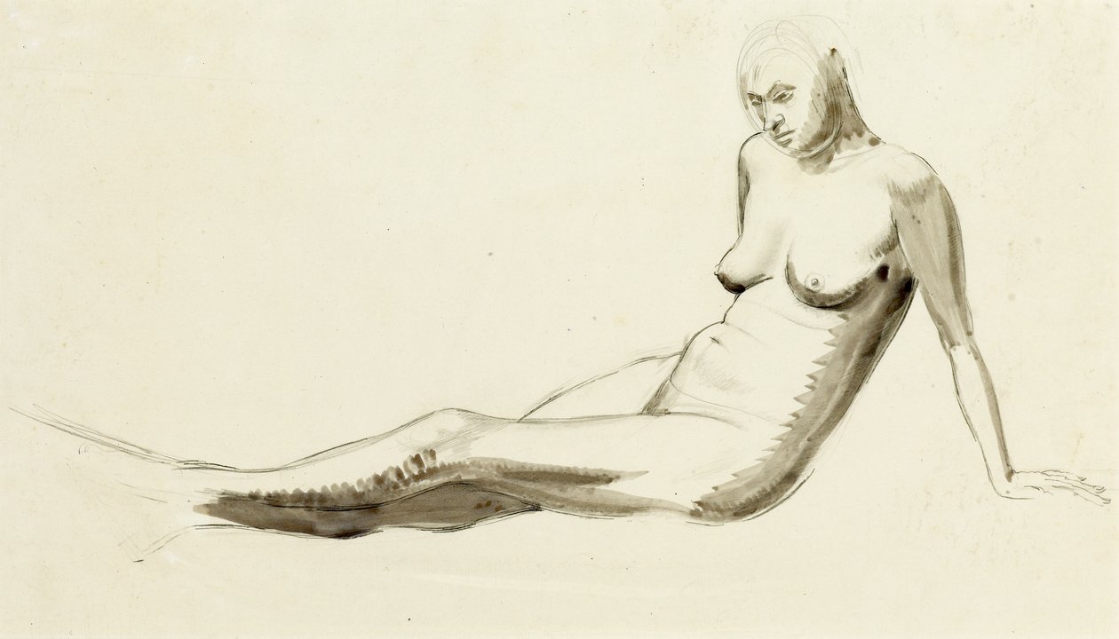 Seated Nude, c.1919 by Winifred Knights