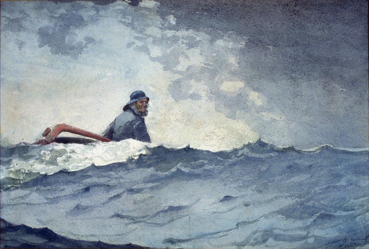 A Swell of the Ocean by Winslow Homer