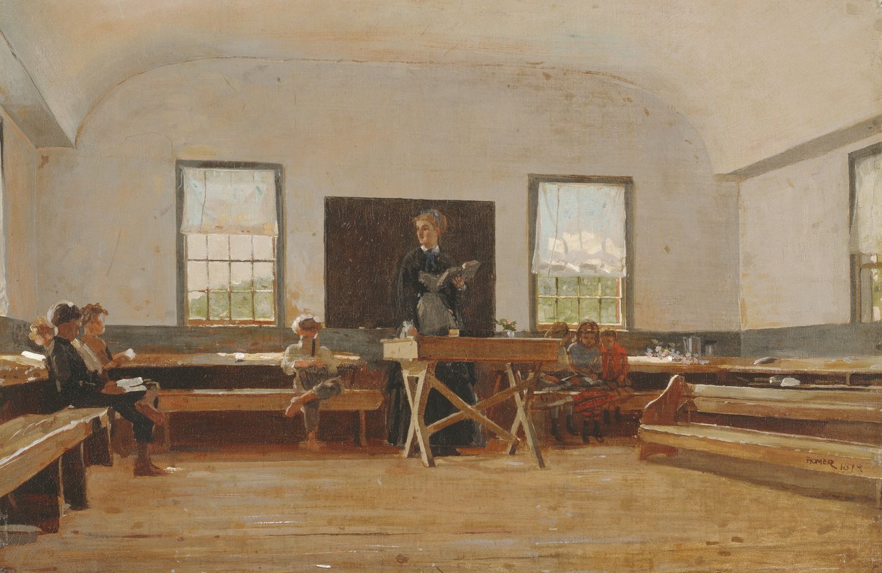Country School, 1873 by Winslow Homer