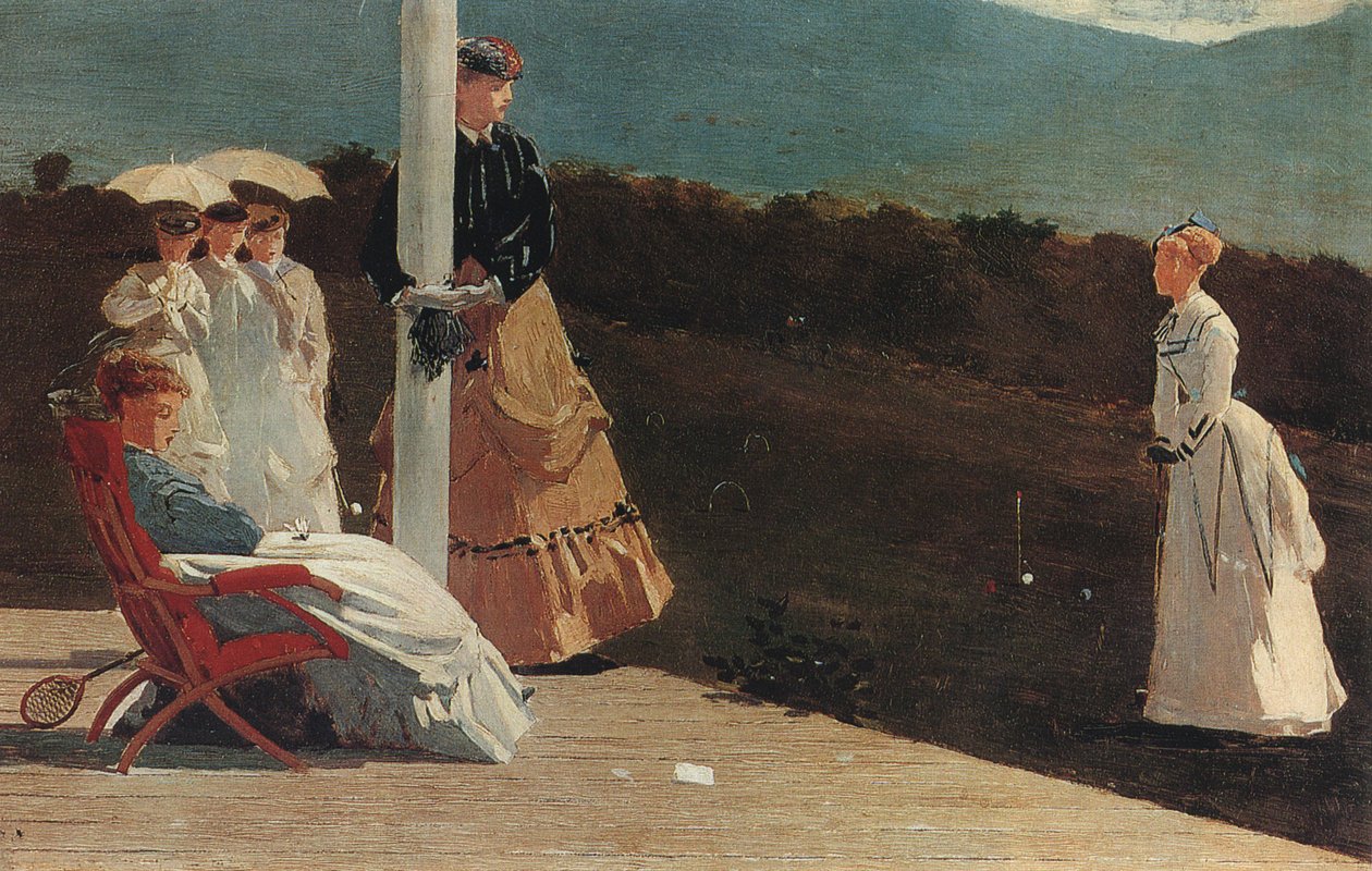 Croquet by Winslow Homer