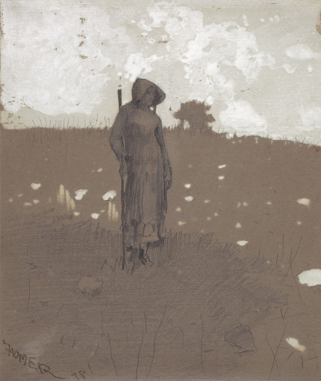 In the Field by Winslow Homer