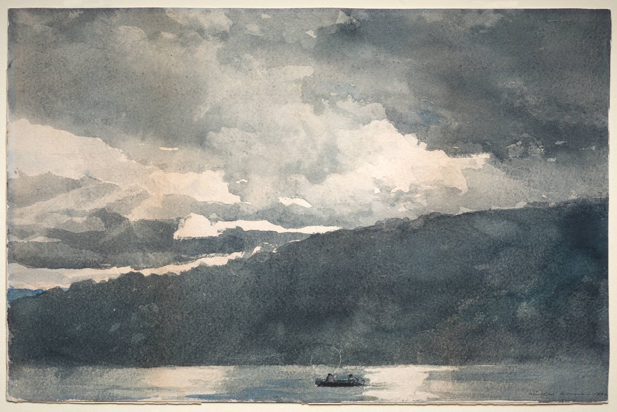 Mink Lake, Adirondacks by Winslow Homer