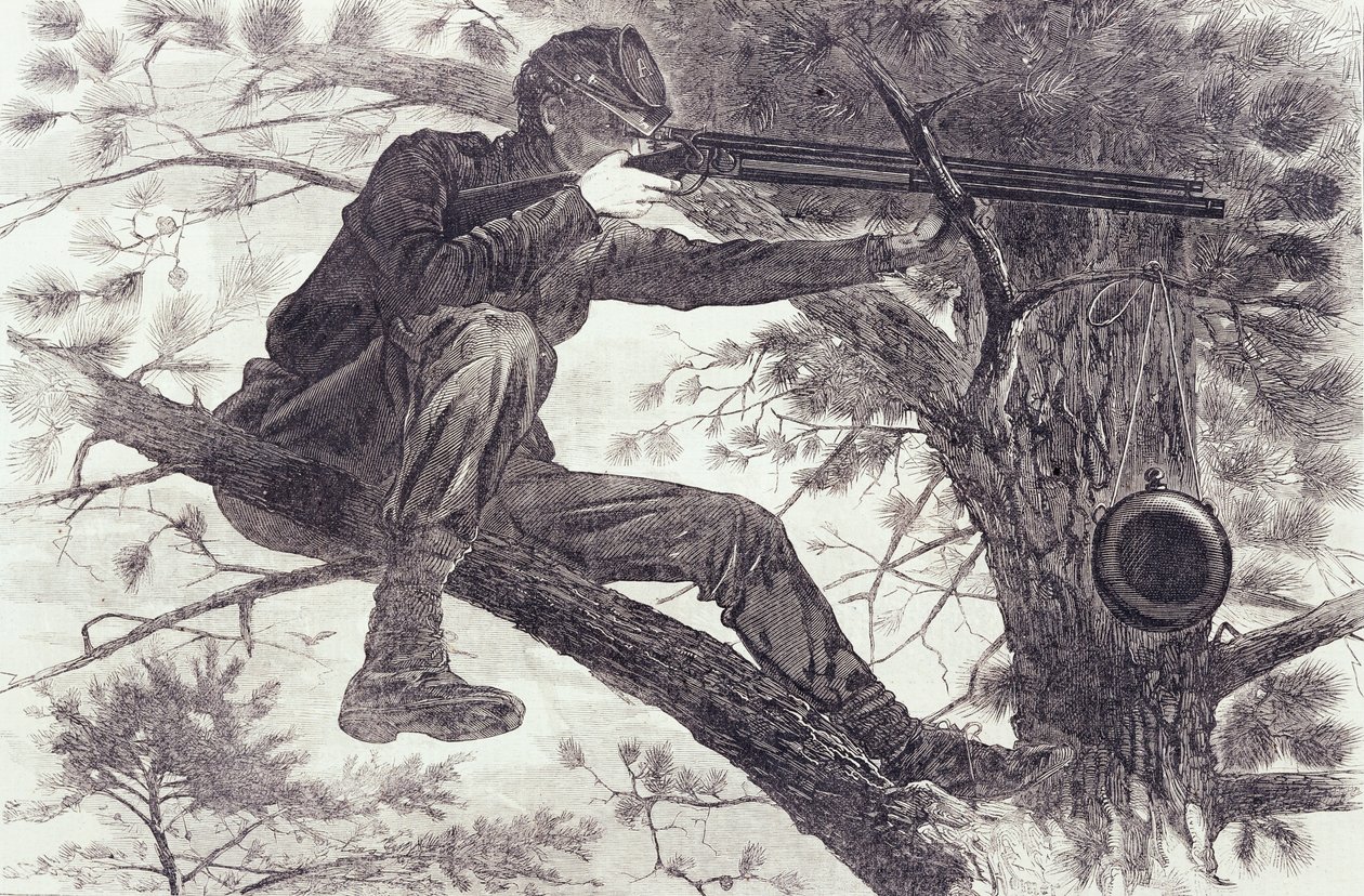 A Sharp-Shooter on Picket Duty by Winslow Homer