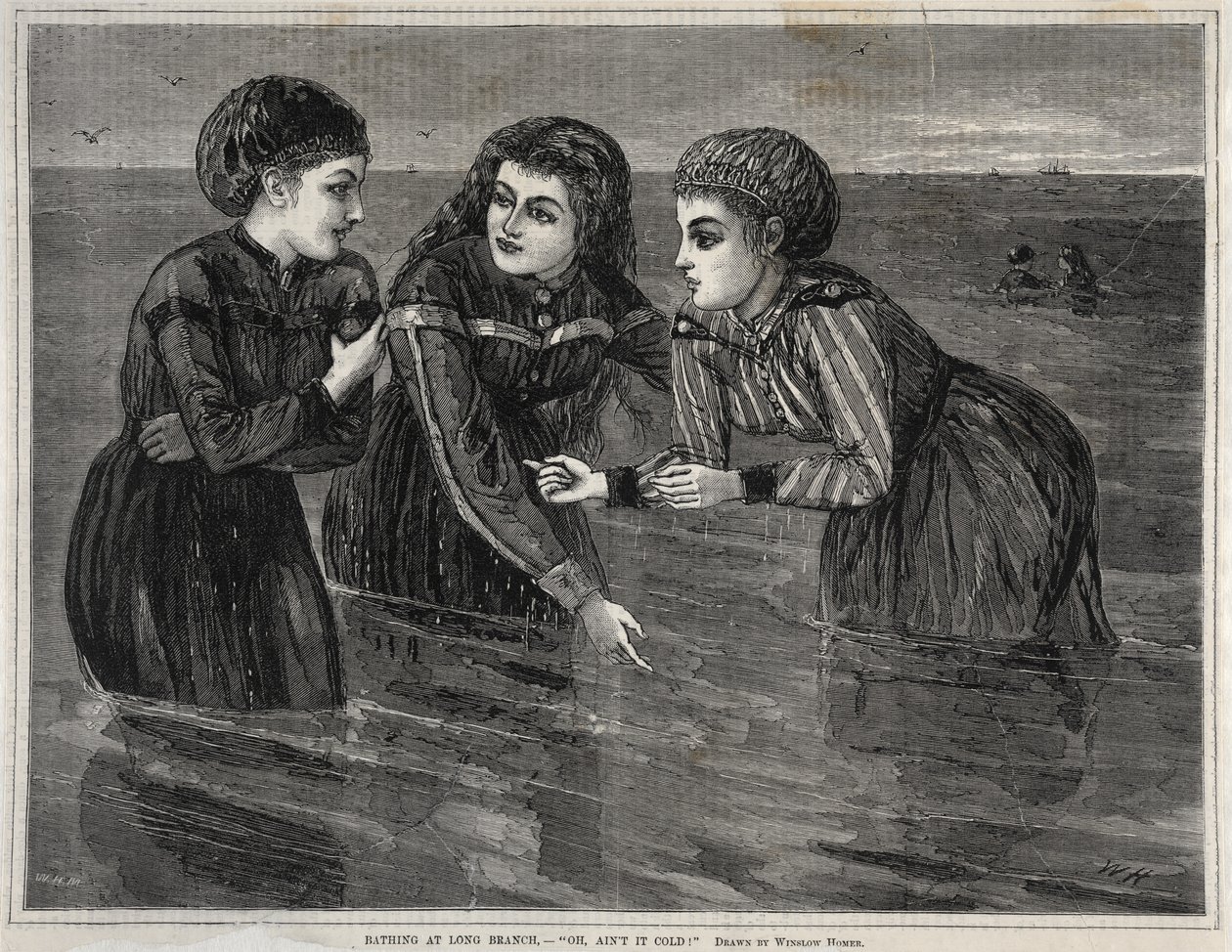 Bathing at Long Branch, - Oh, Ain