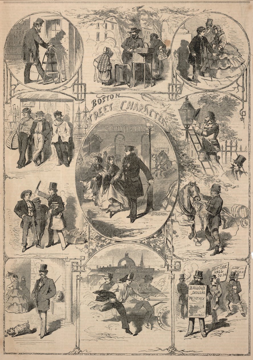 Boston Street Characters by Winslow Homer