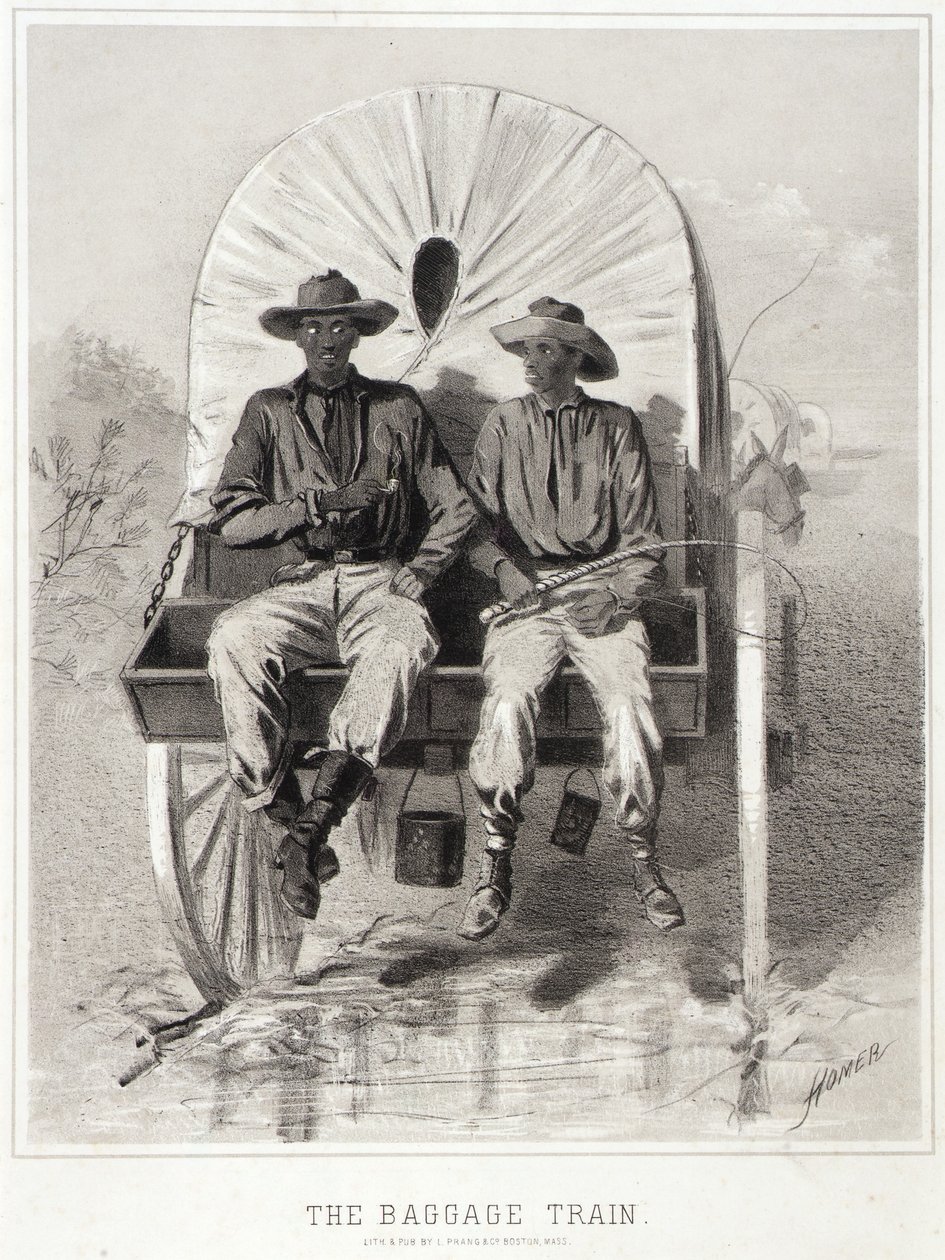 Campaign Sketches: The Baggage Train by Winslow Homer