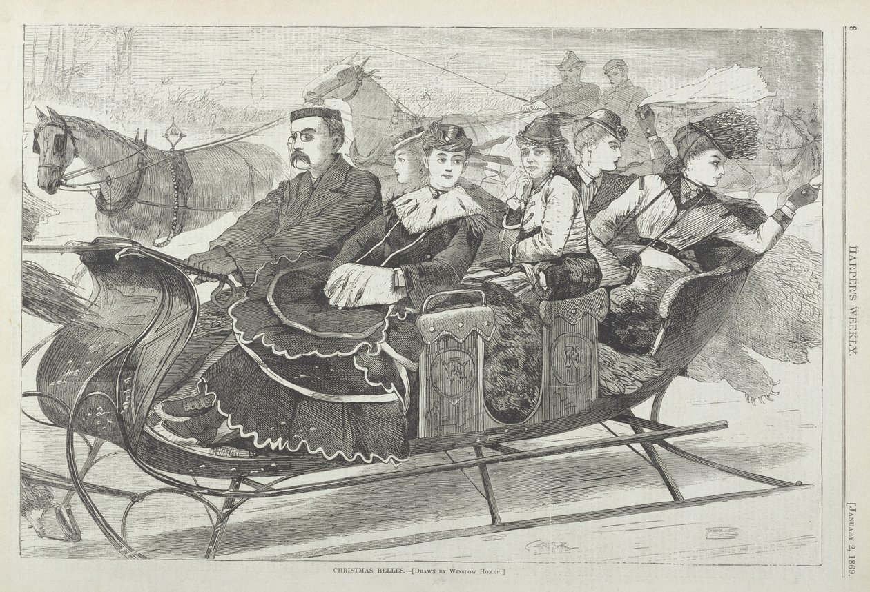 Christmas Belles by Winslow Homer