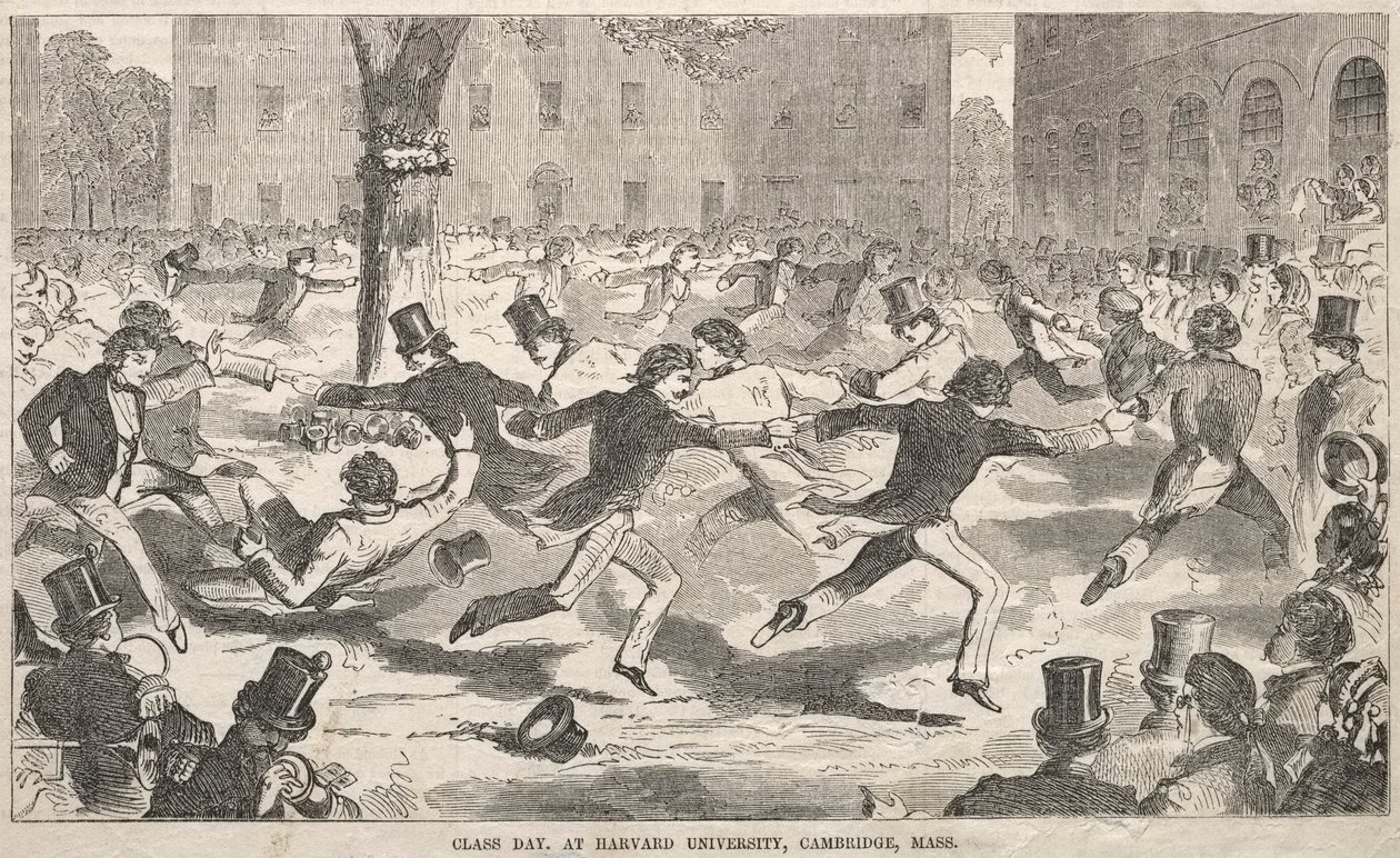 Class Day, at Harvard University, Cambridge, Massachusetts by Winslow Homer