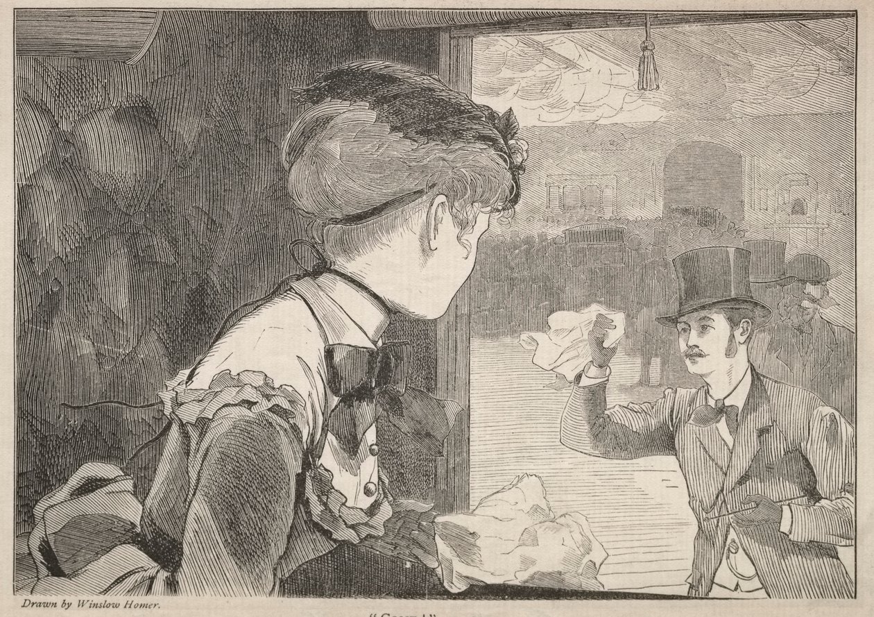Come!, 1869 by Winslow Homer