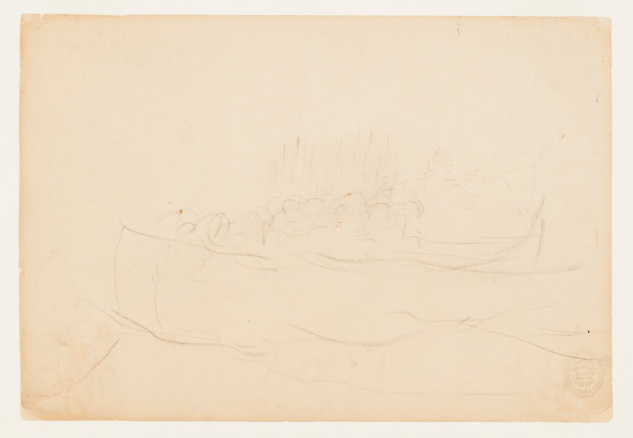 Dory Filled with Men by Winslow Homer