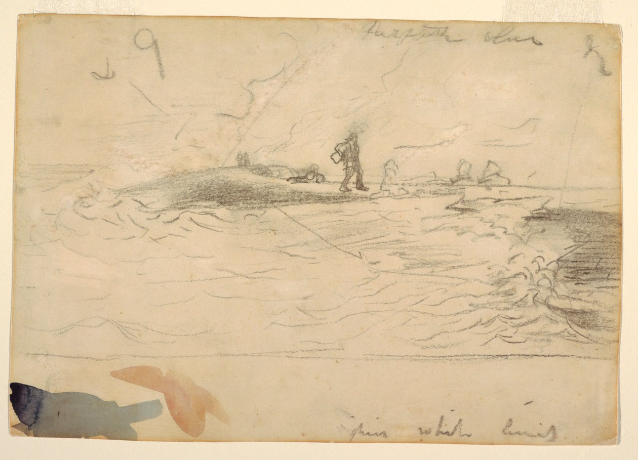 Beach Scene, England, 1881–82 by Winslow Homer