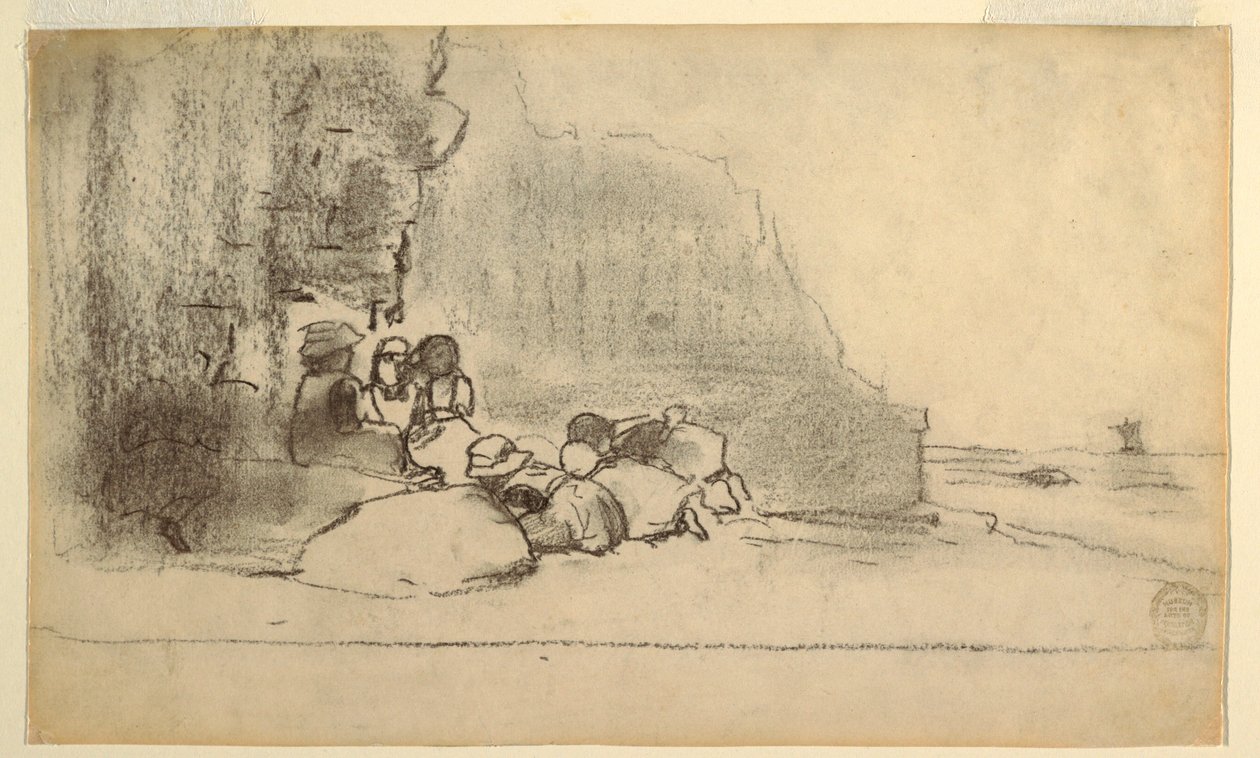 Children Playing at the Seaside, Cullercoats, England, 1881–82 by Winslow Homer